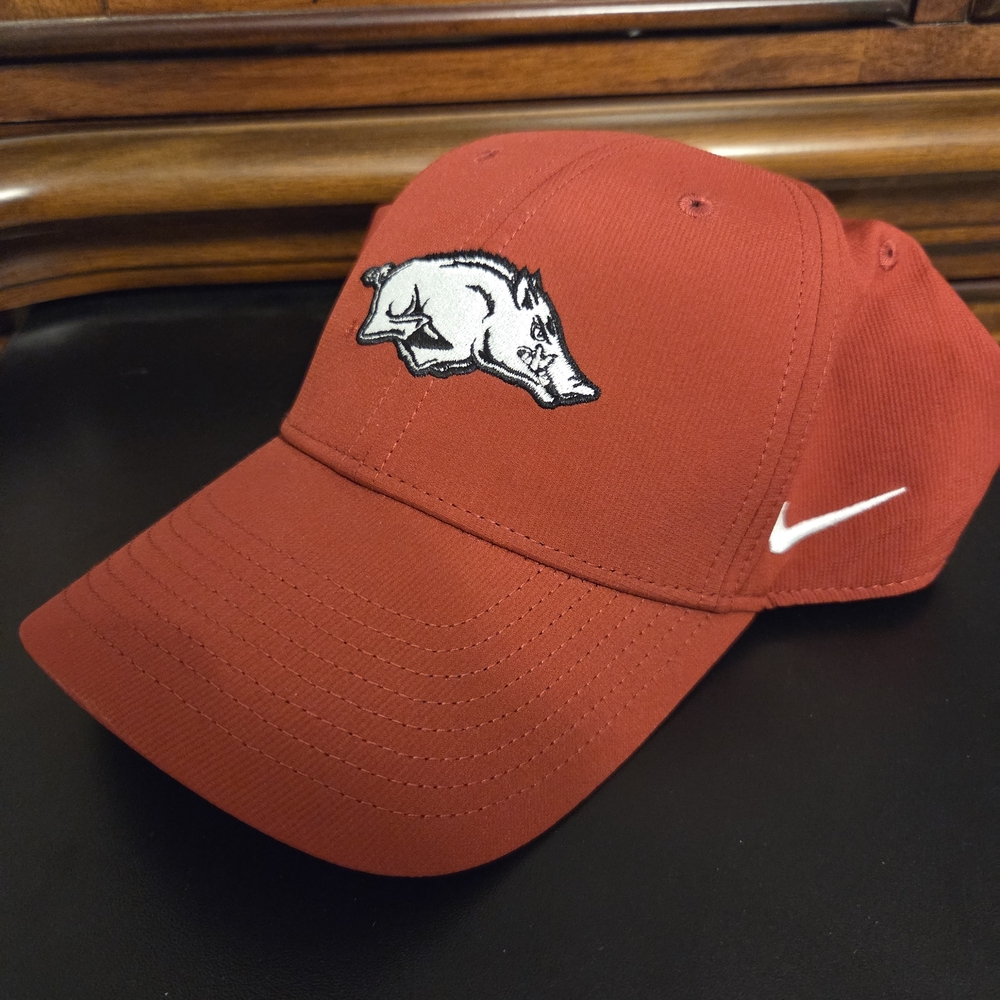 Nike Red Cap with Embroidered Logo